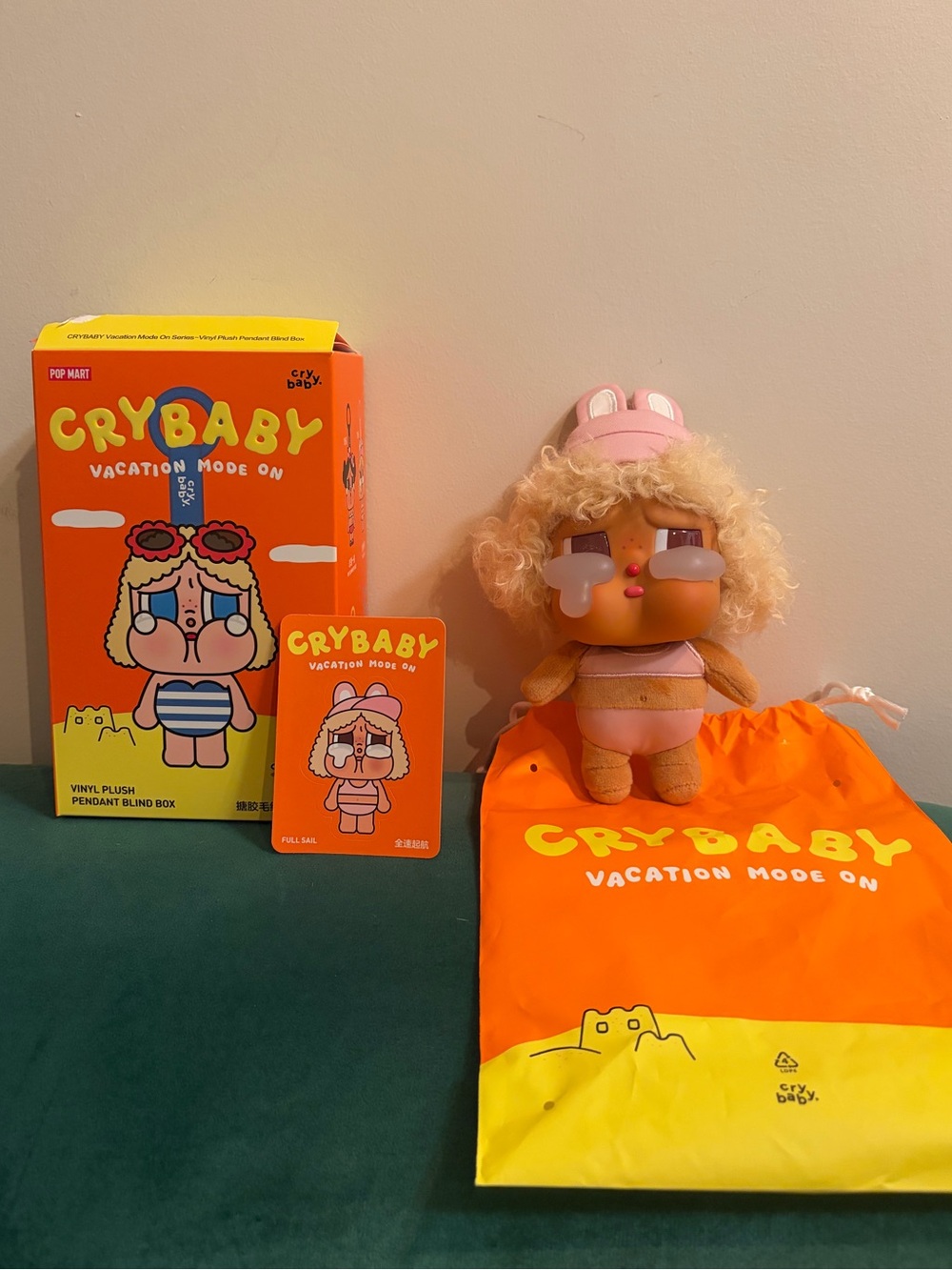 Pop Mart Crybaby Vacation Mode On - Full Sail